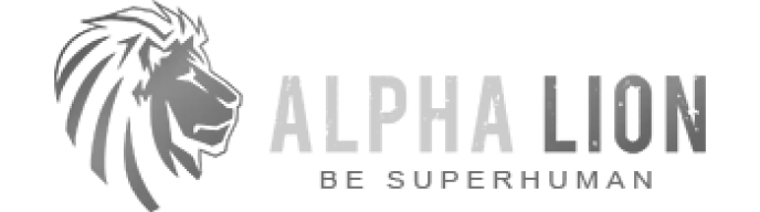 Alpha Lion logo, a lion head illustration with the text 